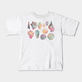 Collection of Seashells Kids T-Shirt